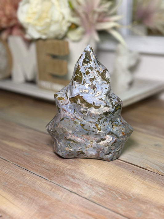 Crystal Flame | Ocean Jasper