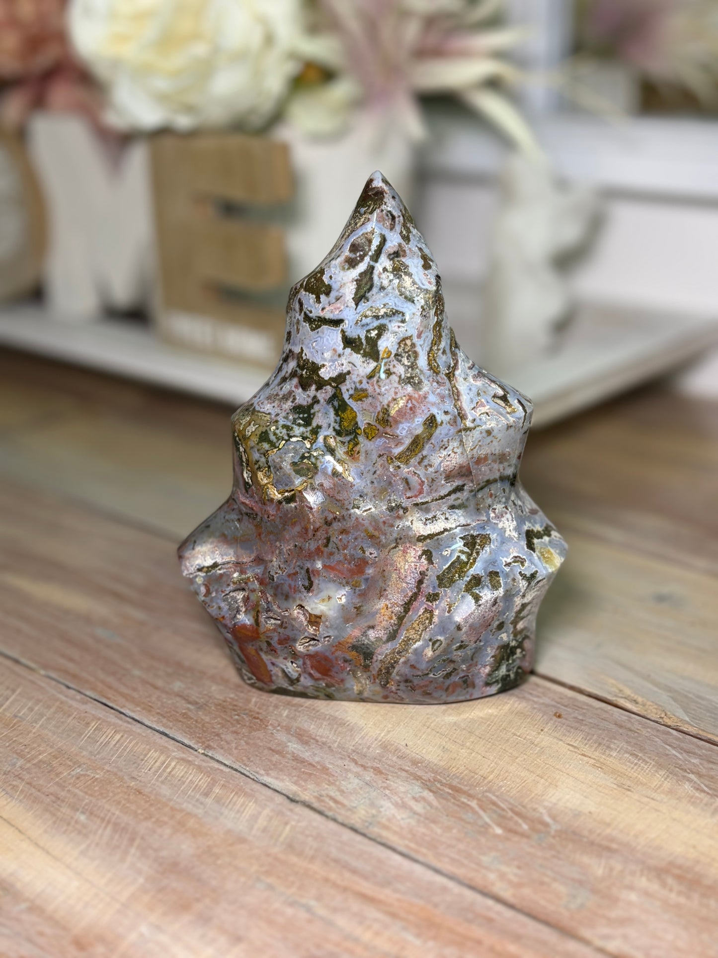 Crystal Flame | Ocean Jasper
