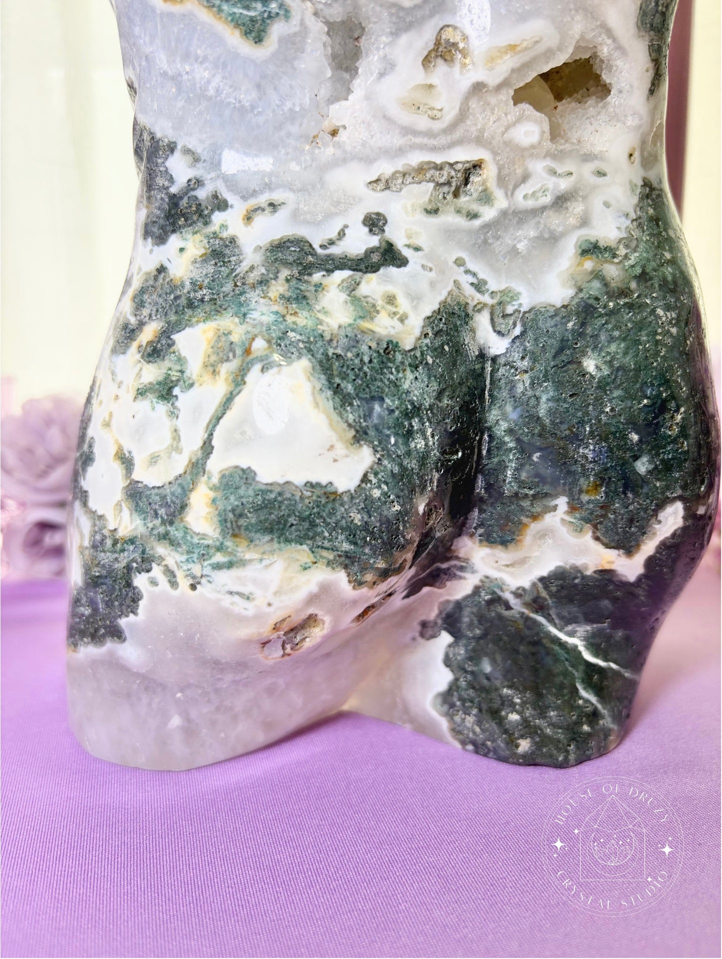 Crystal Moss Agate Male Body