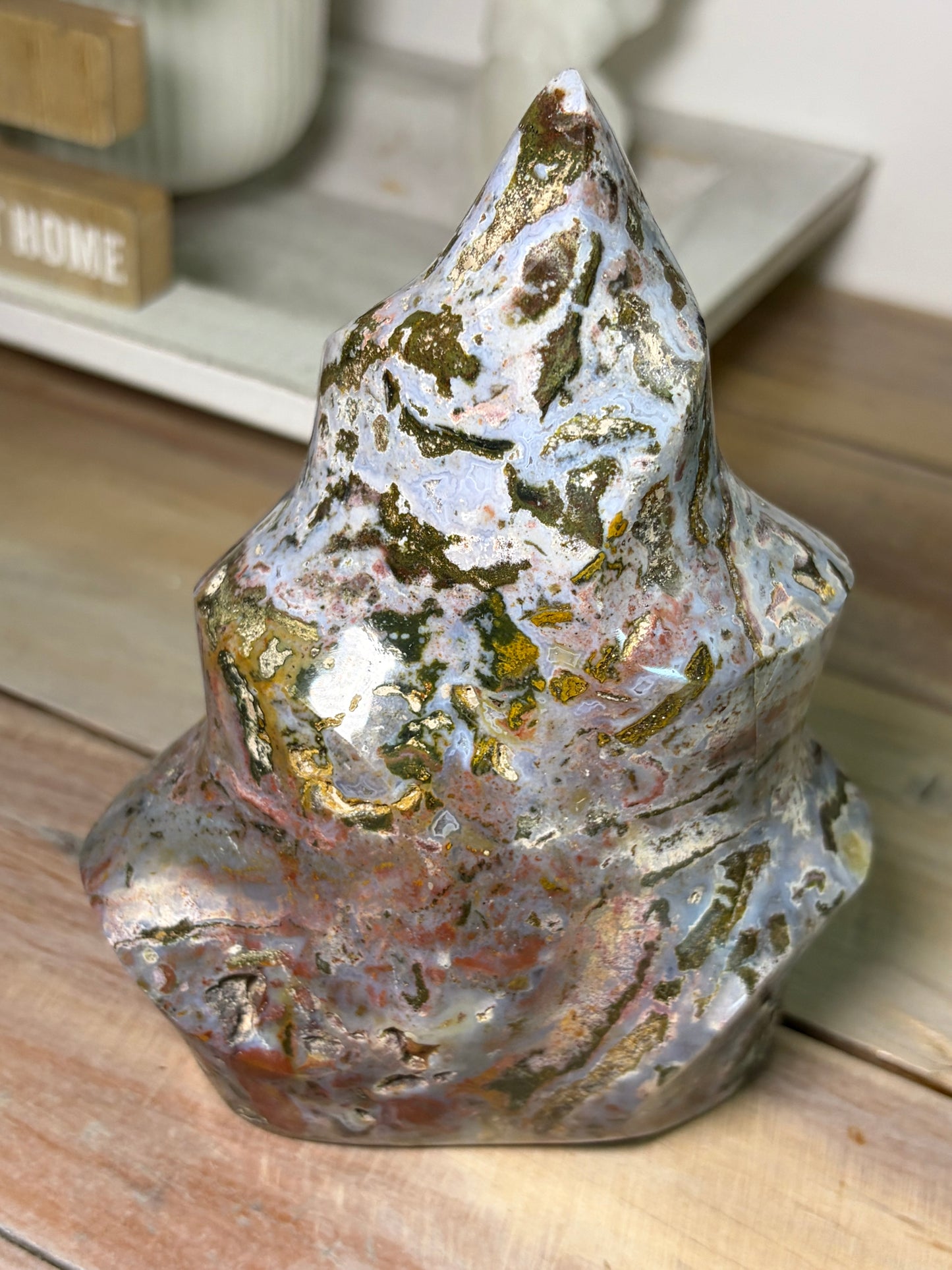 Crystal Flame | Ocean Jasper